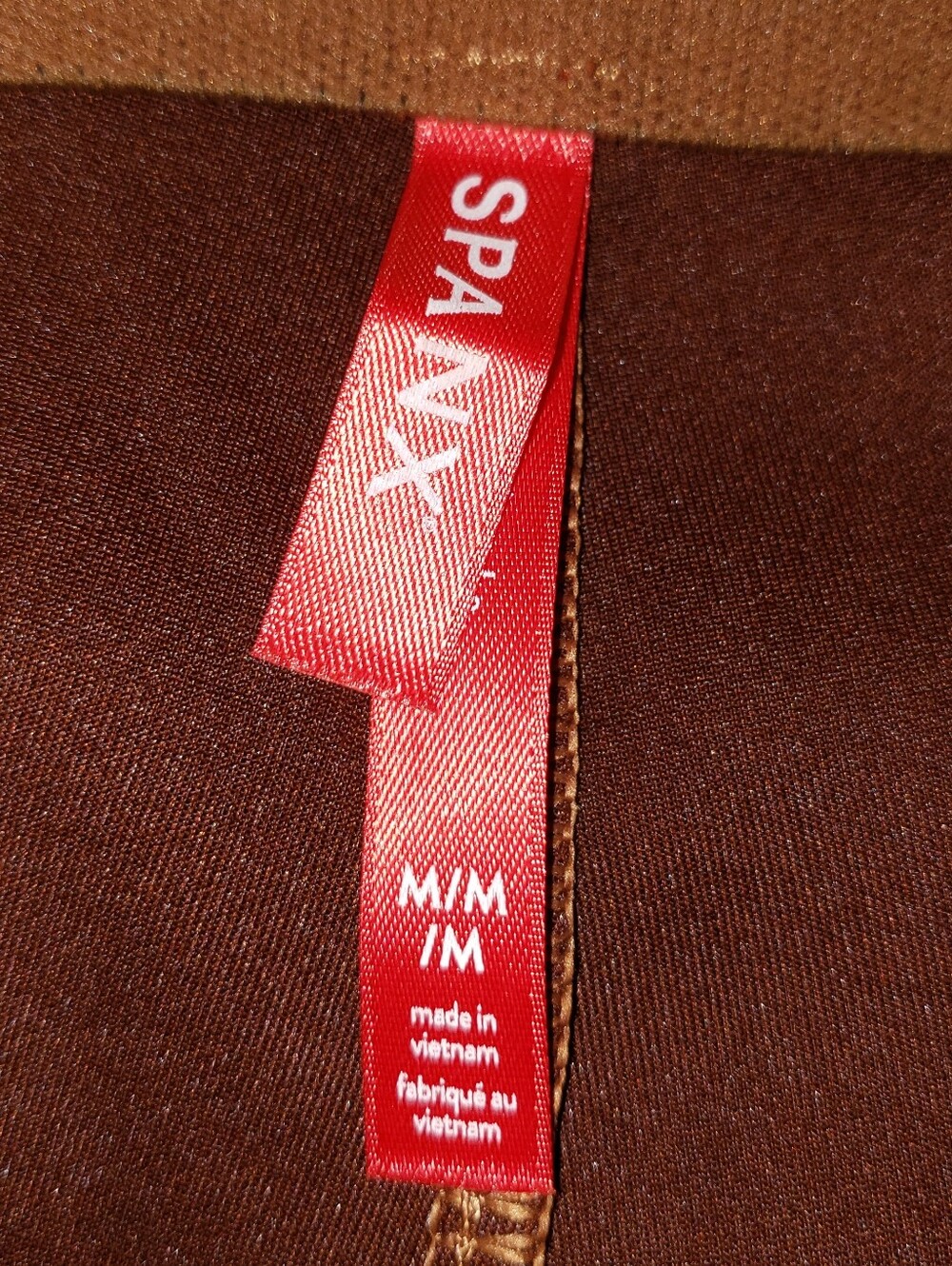 Spanx Faux Suede Flare Pants In Rich Camel - Picture 7 of 12